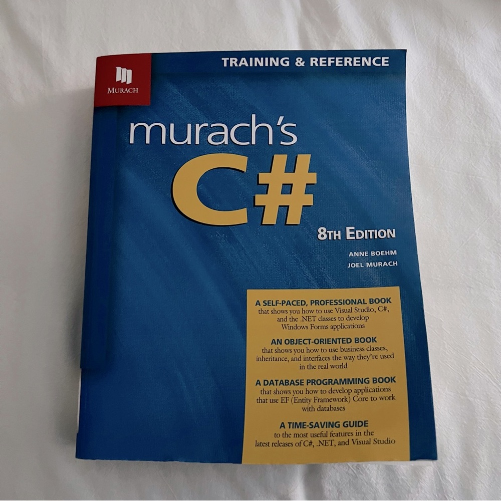 murach’s c# 8th edition